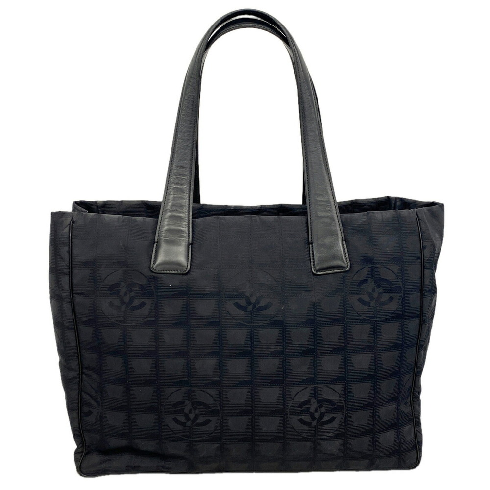 Chanel New Travel Nylon Tote Bag, Black, Women's